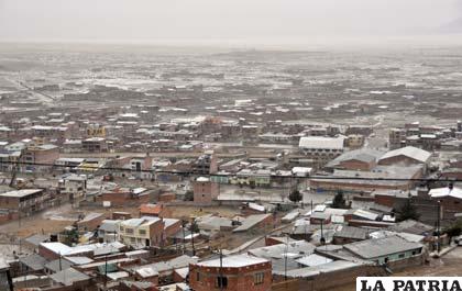 Drástico descenso de temperaturas en Oruro