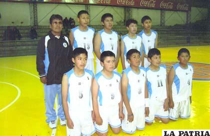 El equipo de Bolívar en la categoría Transicional