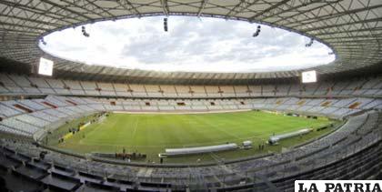 El estadio Mineirao de Belo Horizonte es utilizado en la Copa Confederaciones