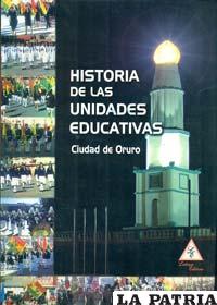 Libro sobre la historia de los colegios, en su primera edición