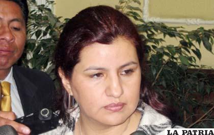 Rebeca Delgado, expresidenta de la Cámara de Diputados
