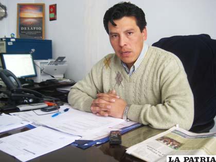 Fedor Ordóñez, gerente distrital del SIN