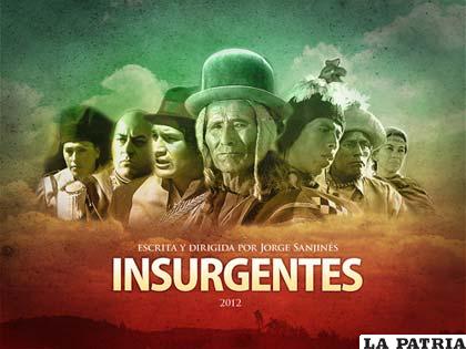 Cartel del filme “Insurgentes”, de Jorge Sanjinés