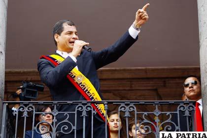 Rafael Correa, presidente ecuatoriano