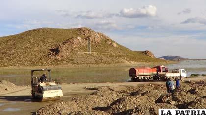 Obras que se ejecutan en el Parque Natural Acuático