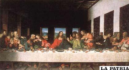 Lienzo de la Última Cena de Leonardo da Vinci
