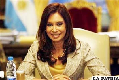 Presidenta argentina, Cristina Fernández