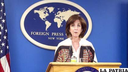Subsecretaria de Estado para Latinoamérica, Roberta Jacobson