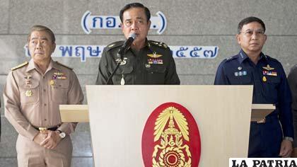 Junta militar que dio golpe de Estado en Tailandia