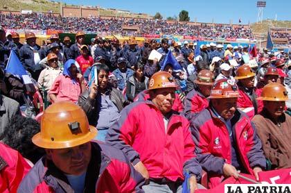 Mineros sindicalizados hoy festejarán 70 años de su entidad sindical