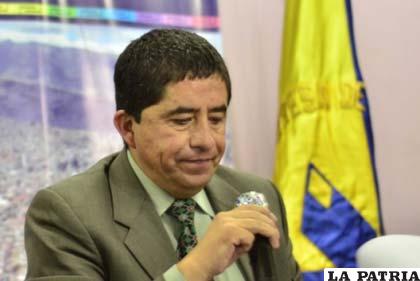 Gerente general de Ecobol, Luis Arlberto Paz