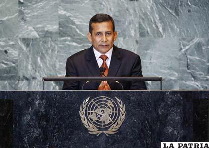 Ollanta Humala  presidente del Perú
