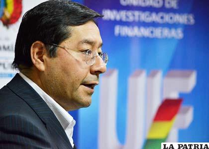 El ministro de Economía, Luis Arce asegura que sin denuncias no pueden iniciar proceso contra el agio