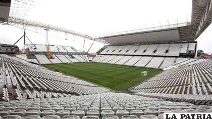 El estadio Arena Corinthians, listo para la inauguración
