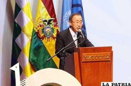 Ban Ki-moon, secretario general de Naciones Unidas