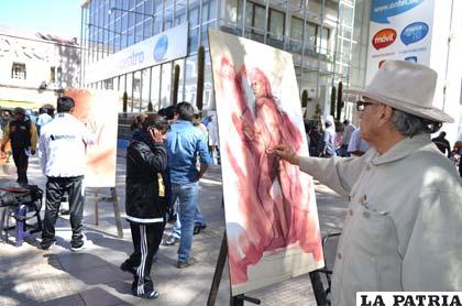 Artistas plásticos de Oruro se reencontraron con la sociedad