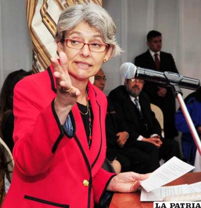 Irina Bokova, directora de la Unesco, destacó sobre la calidad educativa en Bolivia