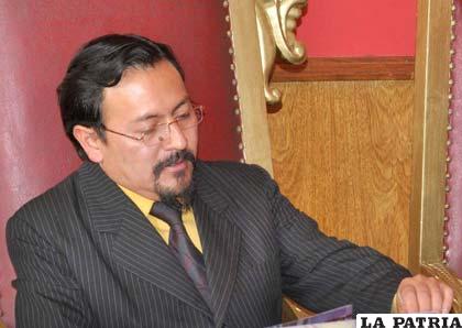 Miguel Guerra, anterior oficial Mayor de Cultura del Municipio de Oruro