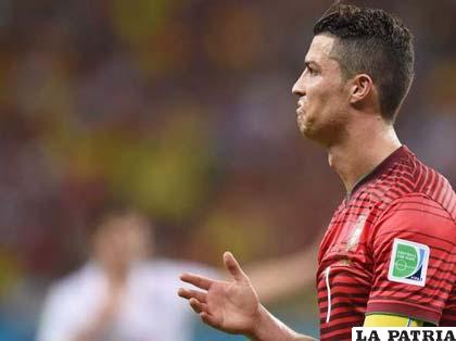 Cristiano Ronaldo se lamenta no haber podido anotar