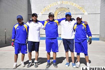 Jugadores de Huanuni y Oruro en la categoría Open