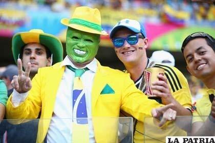 La “máscara” apoyó al Brasil