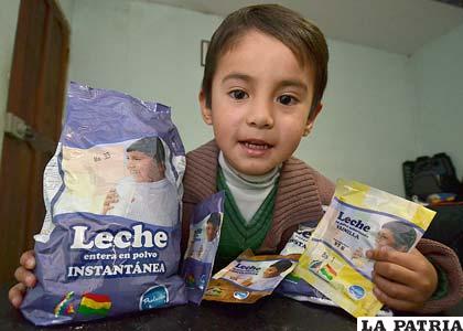 Leche en polvo cuyo precio es rebajado para impulsar su consumo