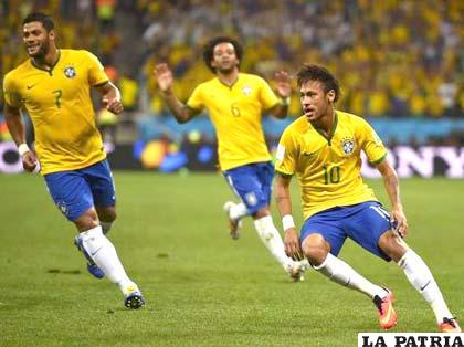 Hulk, Marcelo y Neymar