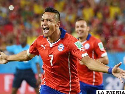 Alexis Sánchez es la figura de la selección chilena