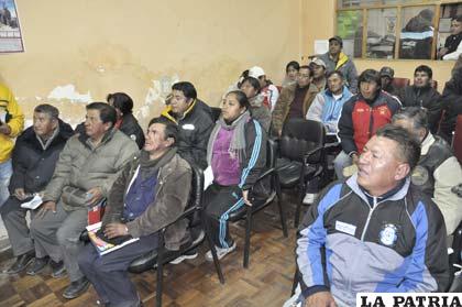 Delegados de los clubes de la asociación