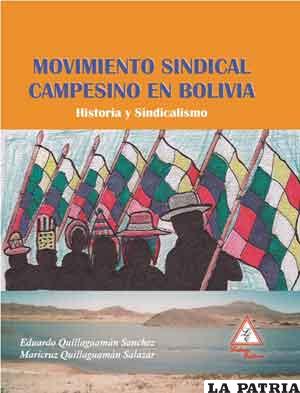 El libro “Movimiento Sindical Campesino en Bolivia” 