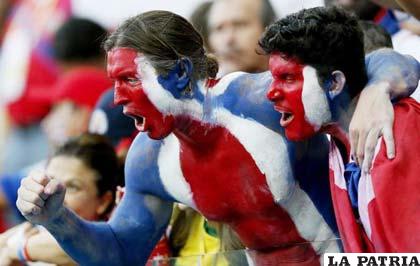 Costa Rica fue apoyada por todos sus aficionados