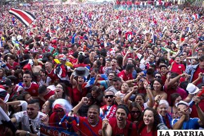 Todos los fanáticos de Costa Rica festejaron la clasificación