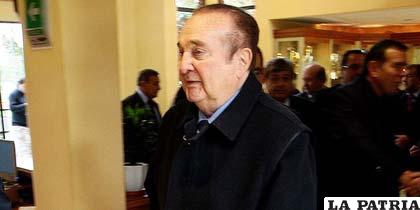 Nicolás Leoz aún está internado en un sanatorio en Paraguay