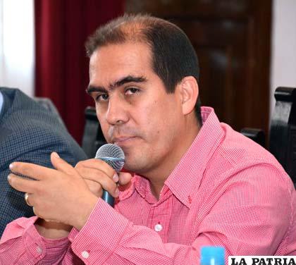 Fernando Humérez, presidente de la Liga del Fútbol Profesional Boliviano