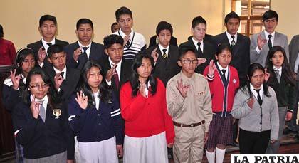 Posesionada la nueva directiva de la Federación de Estudiantes de Secundaria