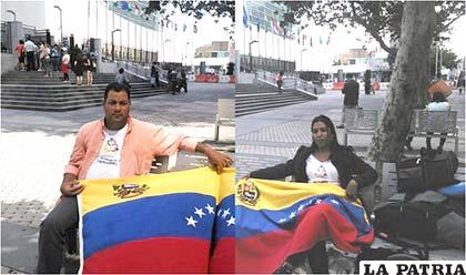 Exiliados venezolanos apoyan a presos políticos /elvenezolanonews.com