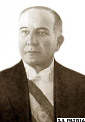 Eusebio Ayala, presidente de Paraguay durante el conflicto bélico