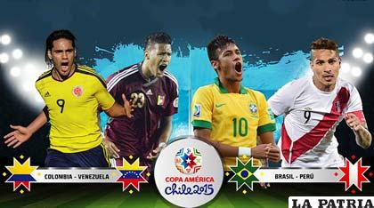 Falcao, Rondón, Neymar y Guerrero, debutarán esta tarde en la Copa /CONMEBOL.COM