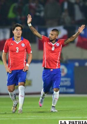 Vidal hizo doblete /AS.COM
