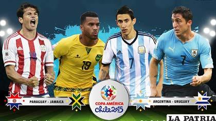 Paraguay vs. Jamaica desde las 17:00 y Argentina vs. Uruguay a partir de las 19:30 /conmebol.com