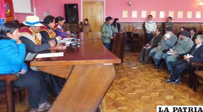 Acto de inicio de actividades en la Asamblea Departamental