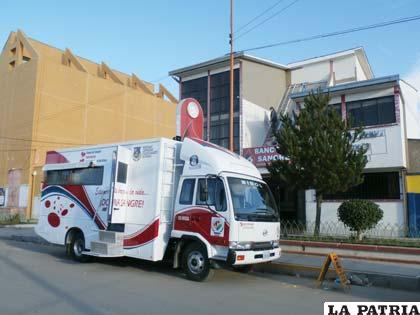 Nueva unidad móvil e infraestructura que recibirá el Banco de Sangre