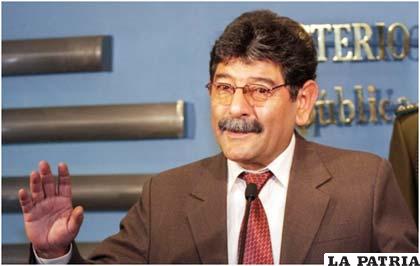 El ex viceministro de Gobierno, Marcos Farfán /eju.tv