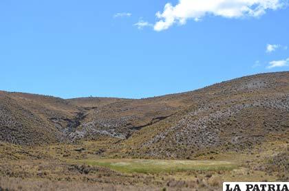 Lugar de conflicto limítrofe entre La Paz y Oruro