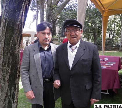 Víctor Montoya y Néstor Taboada Terán, Cochabamba, julio, 2011