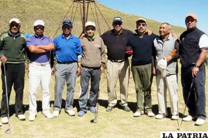 Deportistas que habitualmente participan en las competencias de golf departamentales