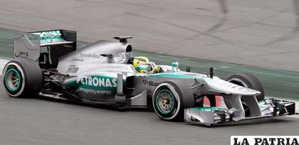 El piloto alemán Rosberg en plena competencia /analitica.com