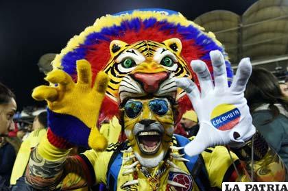 El hincha colombiano y su peculiar disfraz en la Copa /as.com