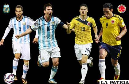 Argentina y Colombia se medirán con lo mejor que tienen con el objetivo de clasificar a la semifinal /conmebol.com