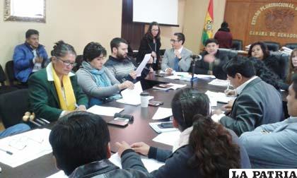 Comisión revisora de expedientes de postulantes al Tribunal Electoral /ANF